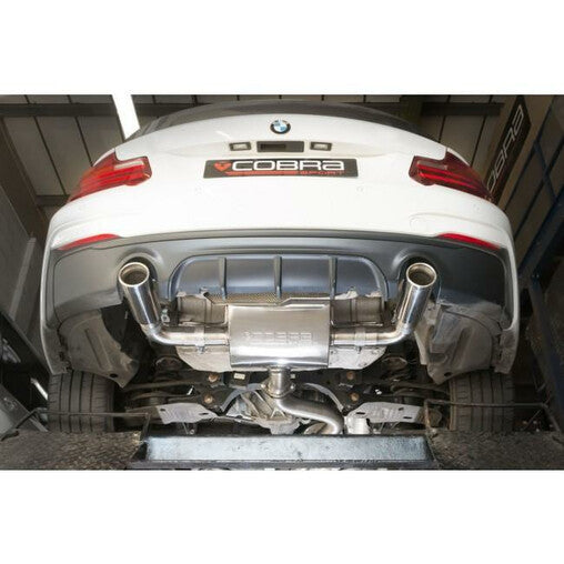 Cobra Sport Scarico Sportivo Cat Back per BMW M240i Serie 2 F22 (2014+)