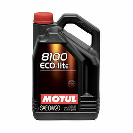 Motul 0W20 8100 Eco-Lite Olio Motore (Toyota, Mazda, Honda, Subaru...) 5L