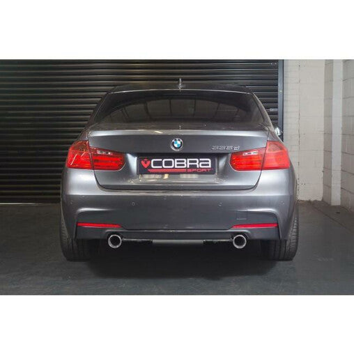 Cobra Sport "340i Style" Scarico Sportivo con Silenziatore per BMW 335d Sedan Serie 3 F30 (12-18)