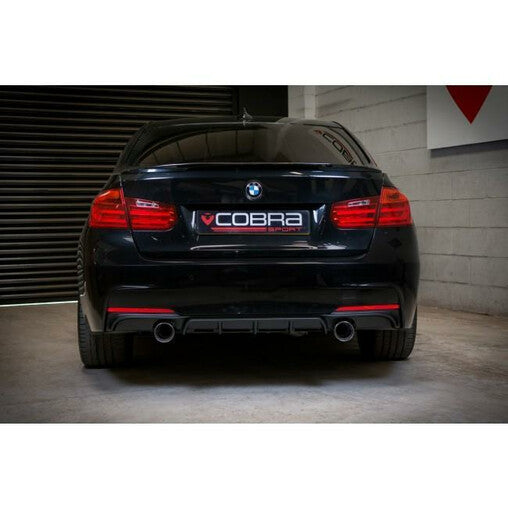 Cobra Sport "340i Style" Scarico Sportivo con Silenziatore per BMW 320d Sedan Serie 3 F30 & Touring F31 (12-18)