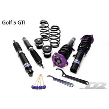 Load image into Gallery viewer, Assetto Regolabile D2 Street Coilover per VW Golf 5, inc. GTI &amp; R32 (03-08)