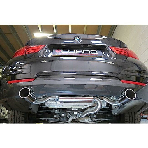 Cobra Sport "440i Style" Scarico Sportivo con Silenziatore per BMW 420d Coupe Serie 4 F32 & Convertible F33 (13-20)