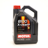 Motul X-Clean+ Olio Motore - 5W30 8100 (BMW, Porsche, Mercedes, Volkswagen) 5L