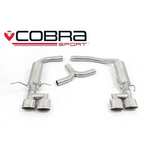 Cobra Sport "AMG Style" Scarico Sportivo per Mercedes C180 1.6L Turbo (07-14)