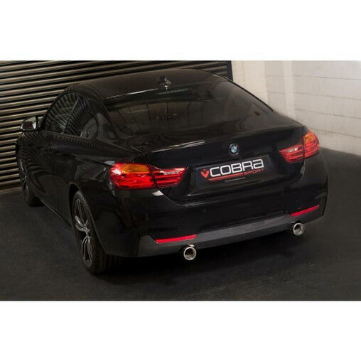 Cobra Sport "440i Style" Scarico Sportivo con Silenziatore per BMW 435d Serie 4 F32, F33 & Serie 4 F36 (13-20)