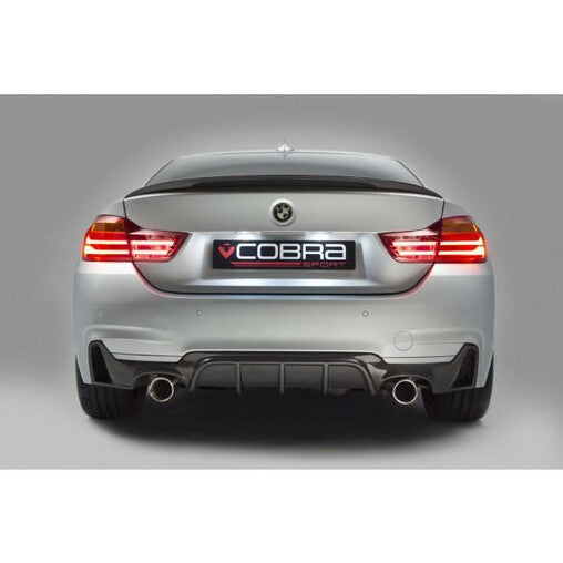 Cobra Sport "440i Style" Scarico Sportivo con Silenziatore per BMW 420d Coupe Serie 4 F32 & Convertible F33 (13-20)