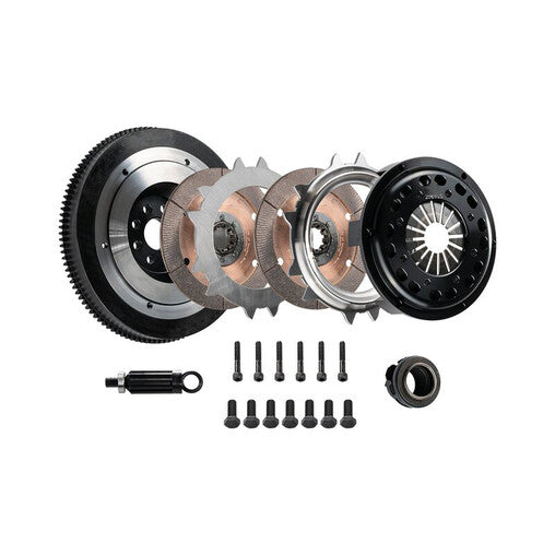 DKM MRX Stage 3.5 Kit Frizione Doppio Disco Sportiva Rinforzata + Volano per BMW Serie 3 E90 E91 E92 E93 335i N54 (06-09)