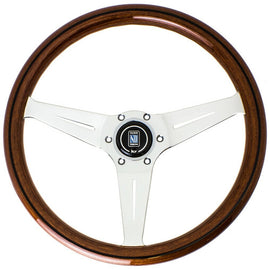 Volante Nardi Deep Corn, Legno, Raggi cromati, 75 mm Dish, Ø35 cm - em-power.it