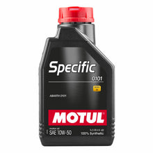 Load image into Gallery viewer, Motul Specifico Olio Motore 0101 10W50 (Fiat, Abarth) 1L