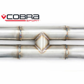 Cobra Sport Scarico Sportivo Cat Back con Valvola per Ford Mustang GT V8 5.0L (2015-18, Ø3