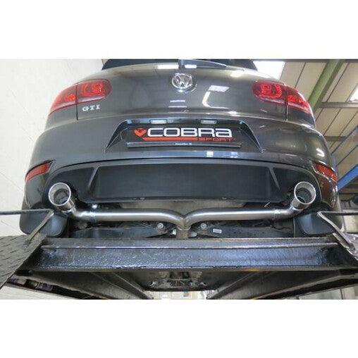 Cobra Sport "Venom Box Delete" Scarico Sportivo Cat Back per VW Golf 6 GTI 2.0L TSI (09-12)