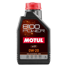 Carica l&#39;immagine nel visualizzatore di Gallery, Motul 8100 Power 0W20 Olio Motore (1L)