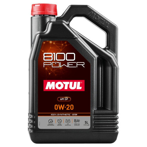 Motul 8100 Power 0W20 Olio Motore (5L)