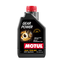 Carica l&#39;immagine nel visualizzatore di Gallery, Motul Gear Power 75W80 Olio Trasmissione Manuale (1L)