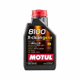 Motul 8100 X-Clean Gen2 Olio Motore 5W40 (BMW, Mercedes, Porsche, VW, GM...) 1L