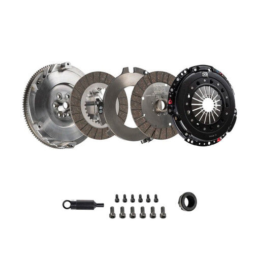 DKM MSC Stage 5 Kit Frizione Doppio Disco Sportiva Rinforzata + Volano per BMW Serie 3 E90 E91 E92 E93 335i N54 (06-09)