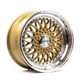 Cerchio in Lega LENSO BSX 16x7.5 ET35 5x112 GLOSS GOLD & POLISHED