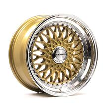 Load image into Gallery viewer, Cerchio in Lega LENSO BSX 17x7.5 ET35 5x100 GLOSS GOLD &amp; POLISHED