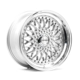 Cerchio in Lega LENSO BSX 15x8 ET25 4x114.3 GLOSS SILVER & POLISHED