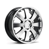 Cerchio in Lega LENSO CONCERTO 20x8.5 ET35 4x100 GLOSS BLACK & POLISHED