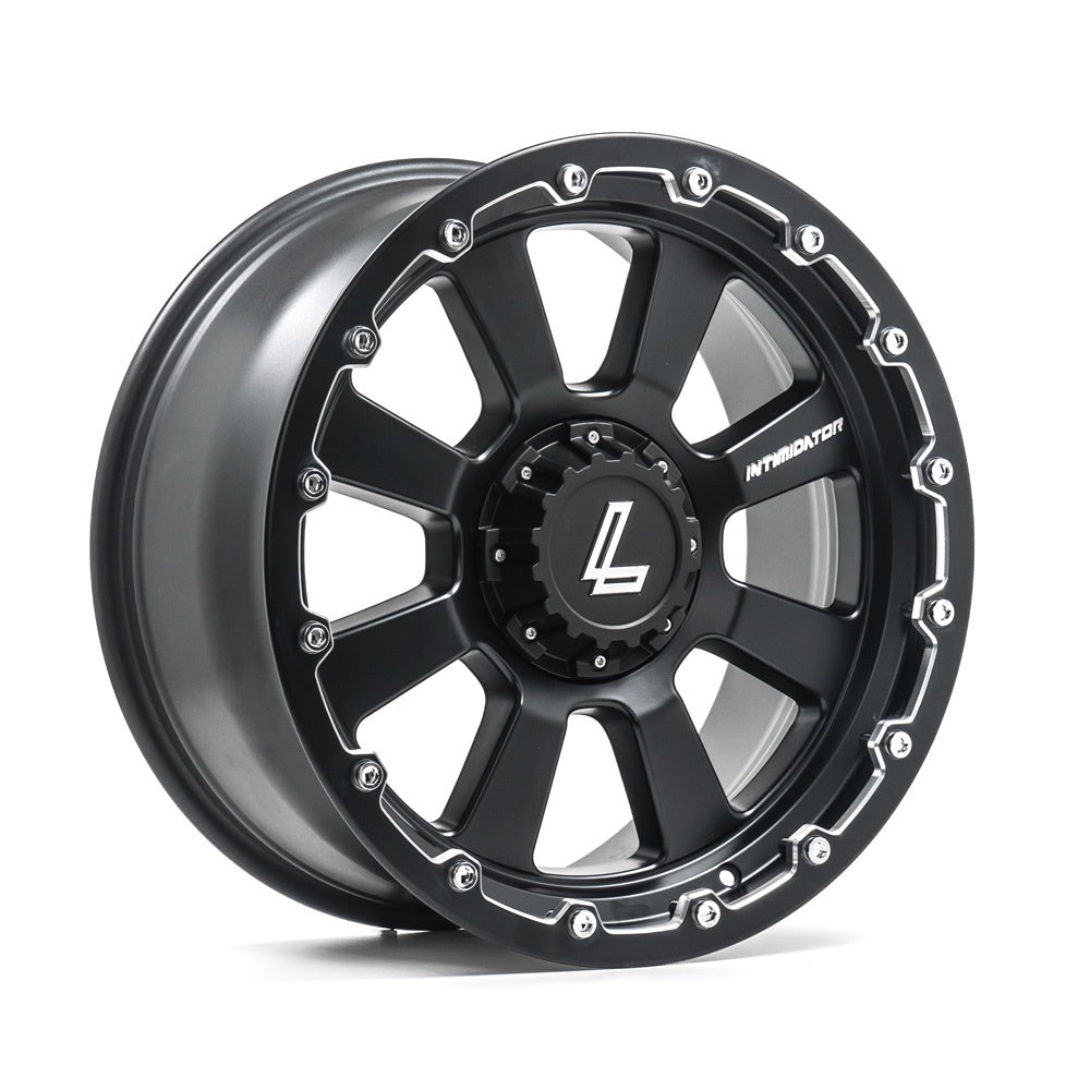 Cerchio in Lega LENSO INTIMIDATOR 8 20x9.5 ET20 5x127 MATT BLACK & CHAMFERED