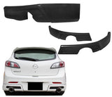 MAZDA 3  - 2 PIECE -  SPLITTER POSTERIORE APRON 2.5 DUAL SCARICO