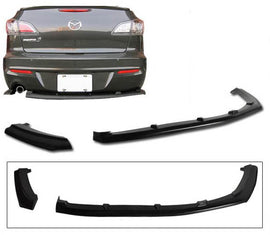 MAZDA 3 2 PEZZI SPLITTER POSTERIORE 4 PORTE 09-on
