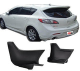 MAZDA 3 2 PEZZI Rr SPLITTERS GARAGE'V'09-on