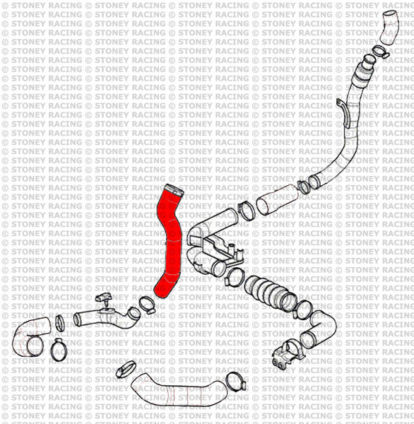 Ford Mondeo MK3 2.0/2.2 TDCi Kit tubi silicone EGR