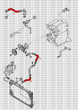 Carica l&#39;immagine nel visualizzatore di Gallery, Mazda Mx5 MK1 NA 1.6 Kit tubi silicone radiatore