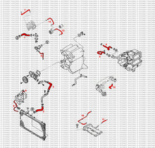 Carica l&#39;immagine nel visualizzatore di Gallery, Mazda Mx5 MK1 NA 1.8 Kit tubi silicone Coolant &amp; Breather