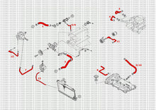 Carica l&#39;immagine nel visualizzatore di Gallery, Mazda Mx5 MK2 NB 1.8 Kit tubi silicone Coolant &amp; Breather