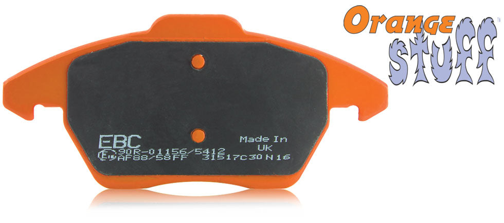 Pastiglie Freni EBC Arancioni Anteriore AUDI A8 quattro D2/4D 6.0 W12 Cv 420 dal 2001 al 2002 Pinza ATE Diametro disco 360mm