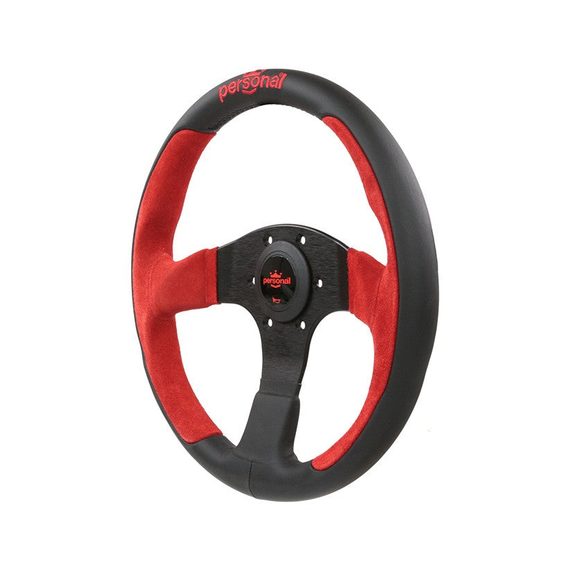 PERSONAL POLE POSITION Volante Sportivo Scamosciato in Pelle 350MM - em-power.it