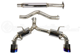 MXP Scarico Comp RS Cat Back Blue Burnt Tips Subaru BRZ 2012+ / Toyota GT86 2012+
