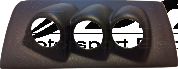 Porta strumenti 3 ogive 52mm Honda Prelude 97-00 Light Grey - em-power.it