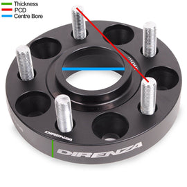 Honda Civic Tutti i Modelli 83-06 - Coppia Distanziali Ruota da 20mm - 4x100 M12x1.5 56.1mm