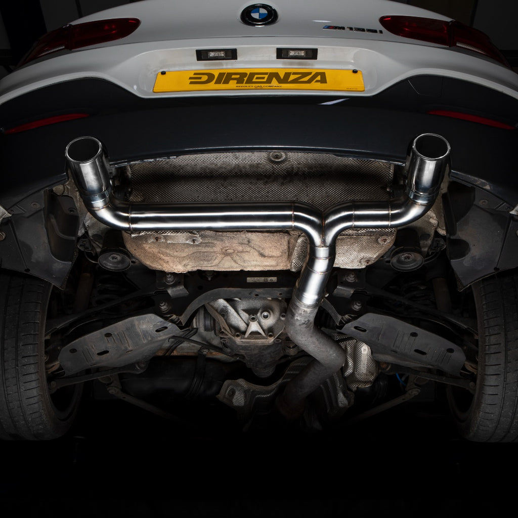 Terminale Di Scarico Per BMW Serie F – In Acciaio Inox, Ingresso 77 Mm, Uscita 105 Mm, Per 135i, 140i, 335i, 340i, 435i, 440i