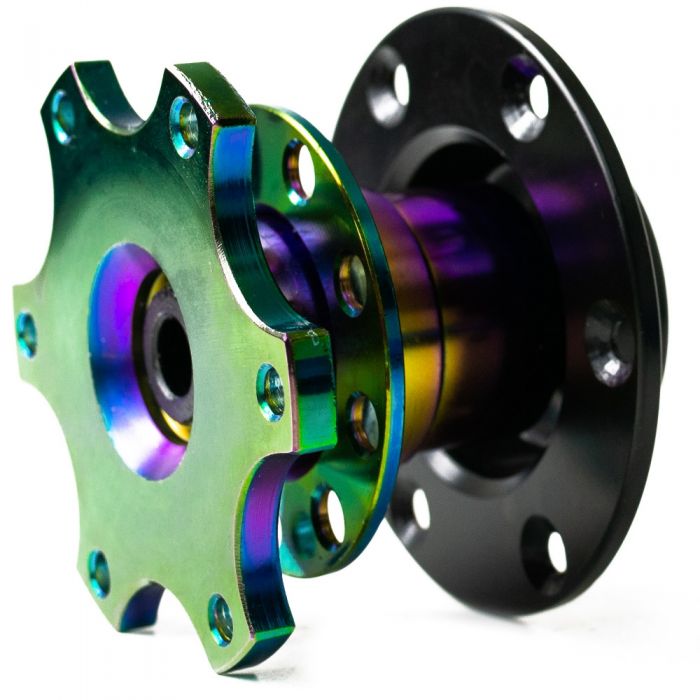 Driftworks Spline Quick Release Steering Spacer - Neochrome