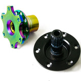 Driftworks Spline Quick Release Steering Spacer - Neochrome