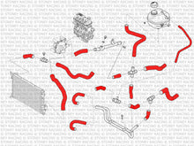 Carica l&#39;immagine nel visualizzatore di Gallery, MINI Cooper S MK1 Kit tubi silicone coolant