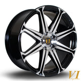 Cerchio in Lega Rota Raptor 20x9 5x120 ET38 Silver & Gloss Black