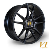 Cerchio in Lega Rota Razor 17x7.5 4x108 ET42 Flat Black