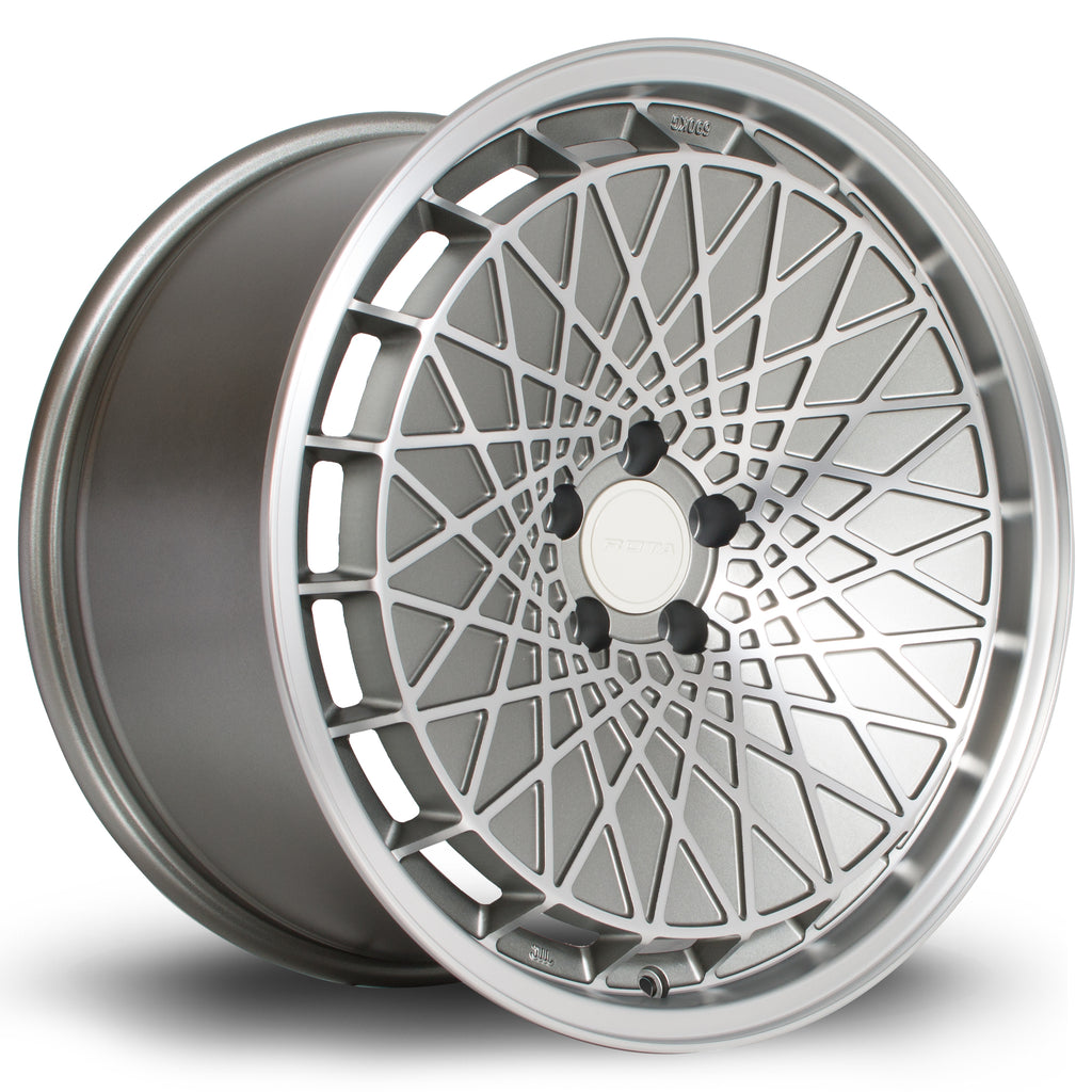 Cerchio in Lega Rota RM100 18x9.5 5x100 ET23 Steel Grey