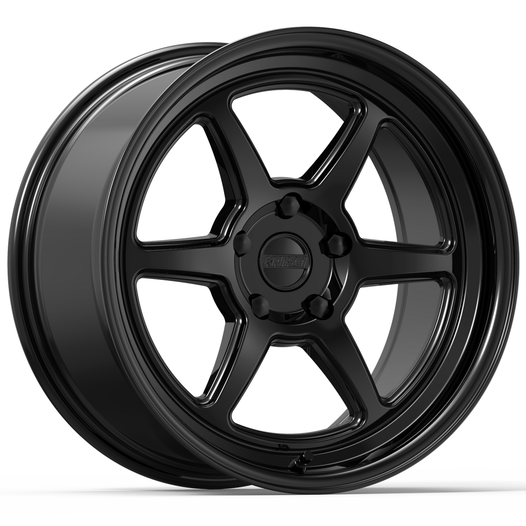 Cerchio in Lega Kansei ROKU 18x9 ET12 5x108 Gloss Black