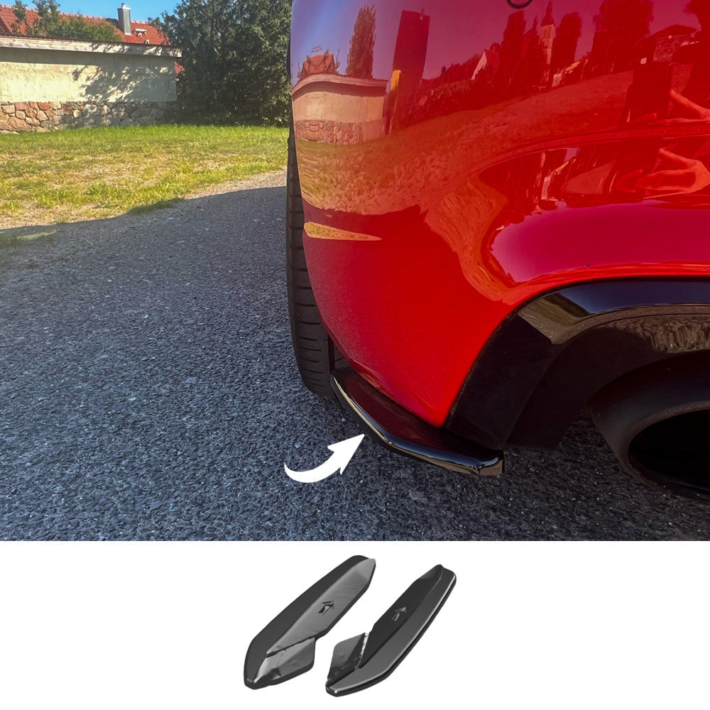AUDI RS3 8V Sportback 2015-2016 Splitter laterali posteriori (2 Pezzi)