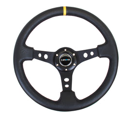 NRG Volante 76mm Pelle Black