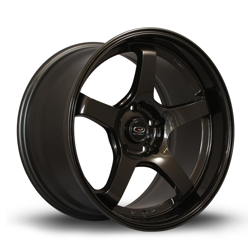 Cerchio in Lega Rota RT5 18x10 5x120 ET20 Gunmetal