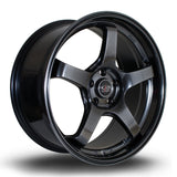 Cerchio in Lega Rota RT5 18x8.5 5x108 ET44 Hyper Black