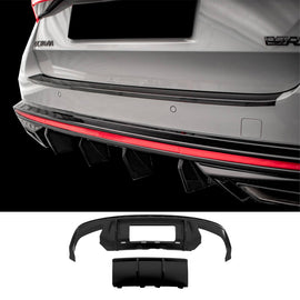 SKODA Octavia RS Mk4 2020+ Diffusore Paraurti Posteriore (2 Pezzi)
